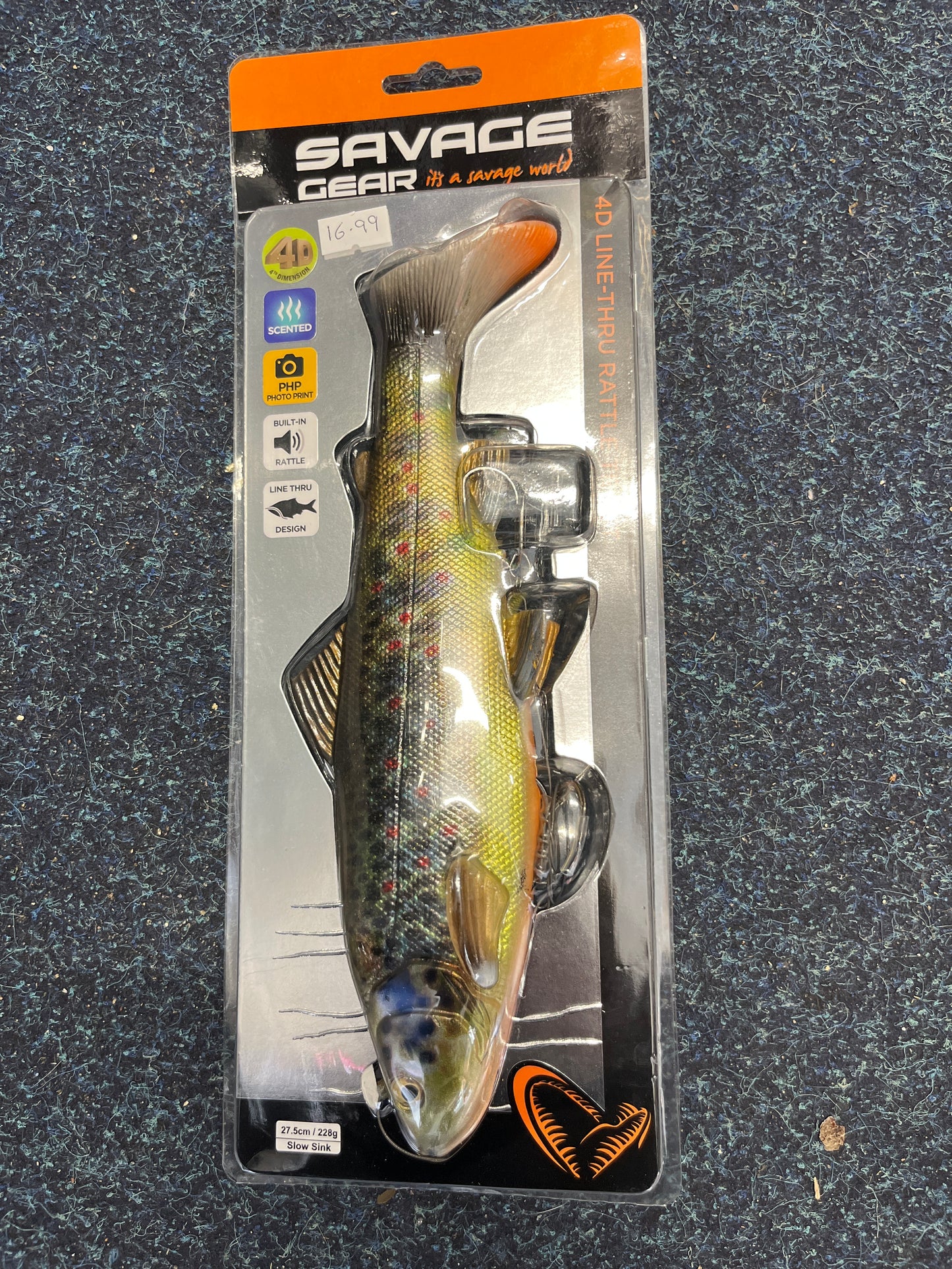 Savage Gear 4D Line-Thru Rattle Trout.