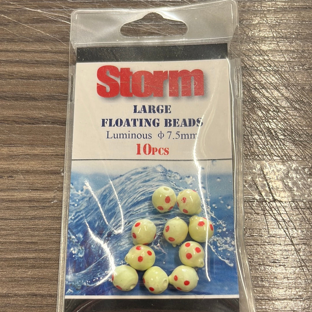 Storm floating beads
