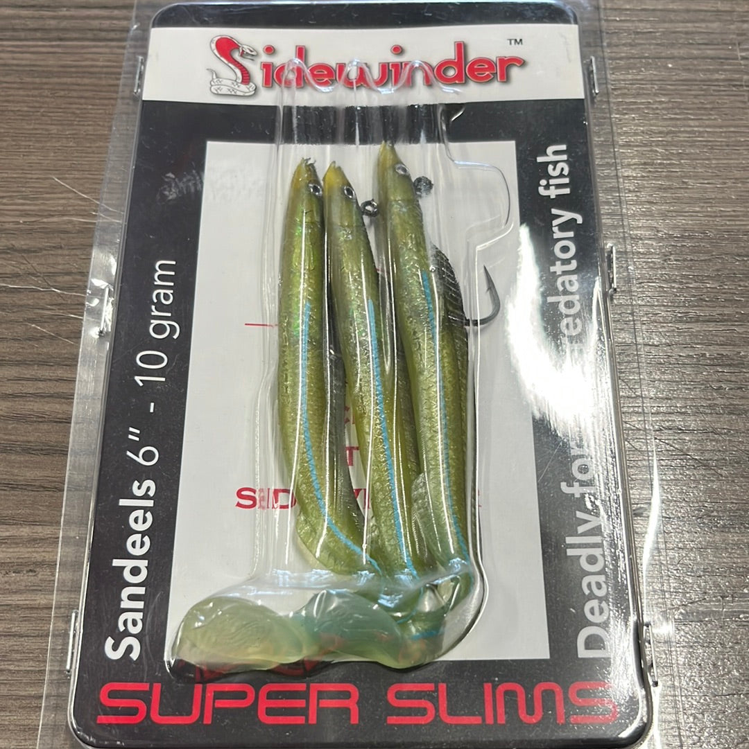 Sidewinder Super Slim Lures