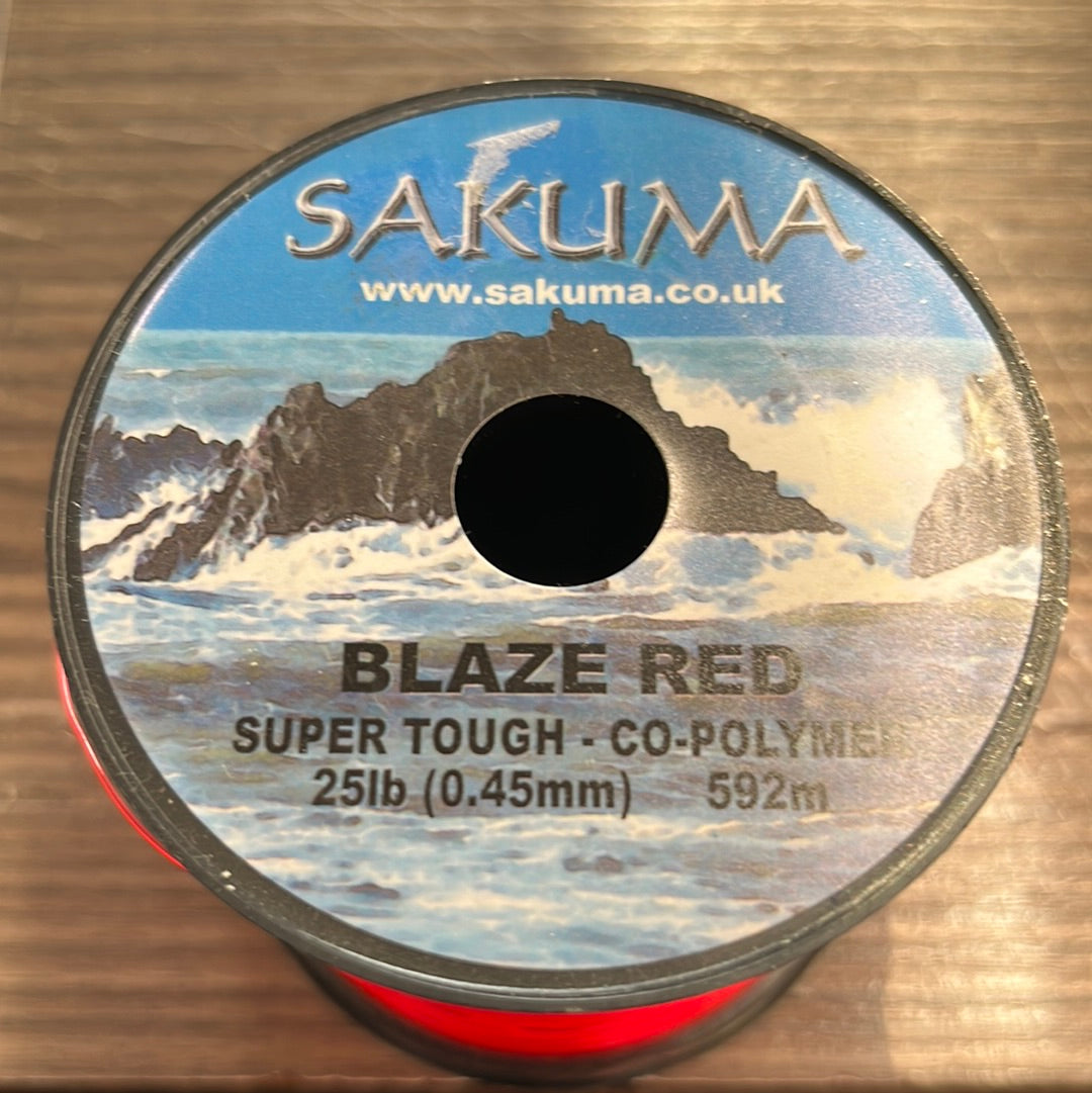 Sakuma Blaze Red Fishing Line