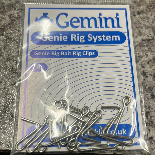 Gemini Big Bait Rig Clips x10