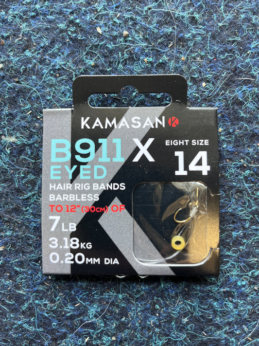 Kamasan B911 x eyed Hair Rig Bands