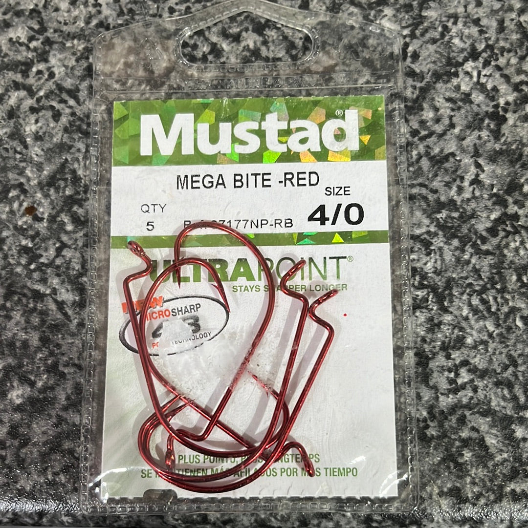 Mustad Mega Bite Red