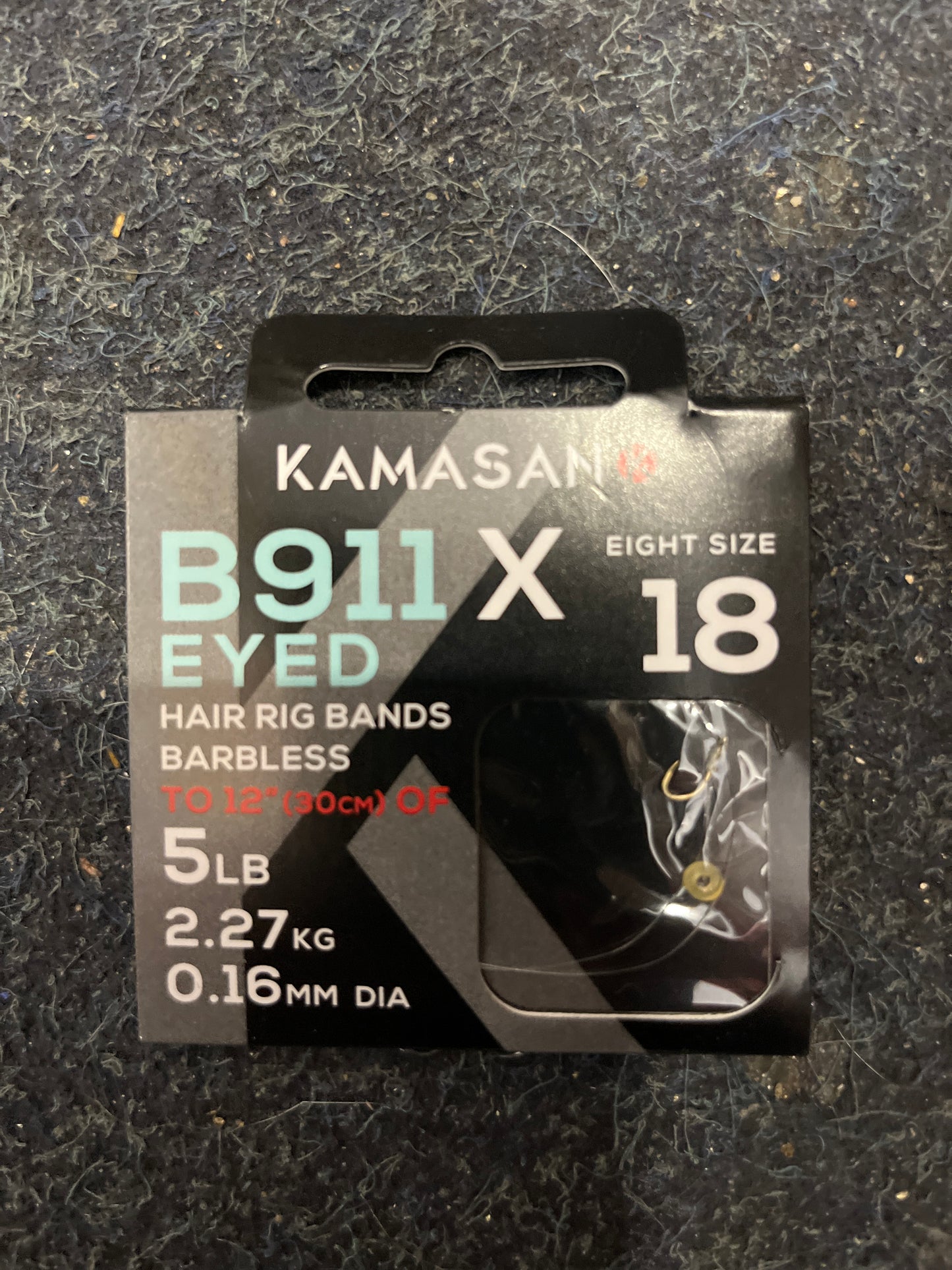 Kamasan B911 X eyed hair rig bands