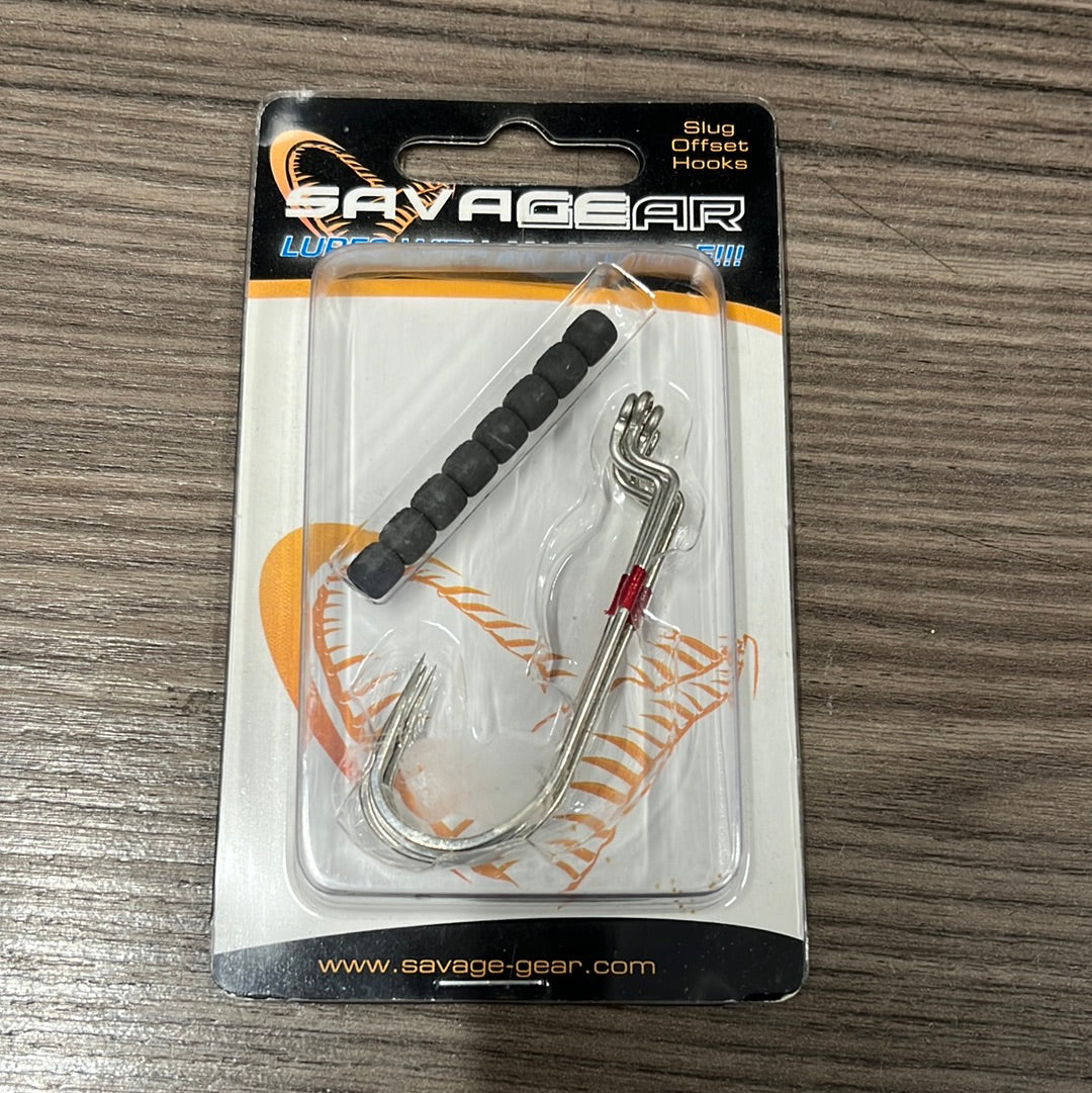 Savage gear slug offset hooks