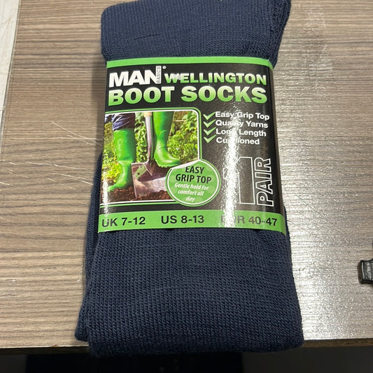 Wellington boot socks