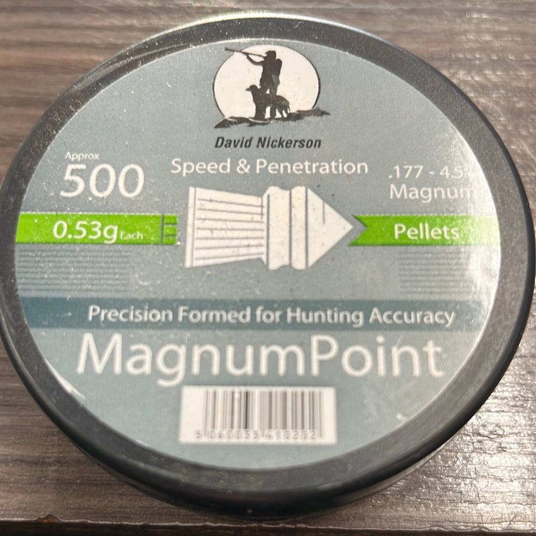 David Nickerson Magnum Dome Air Gun Pellets - For .177 & .22 Caliber Target Shooting