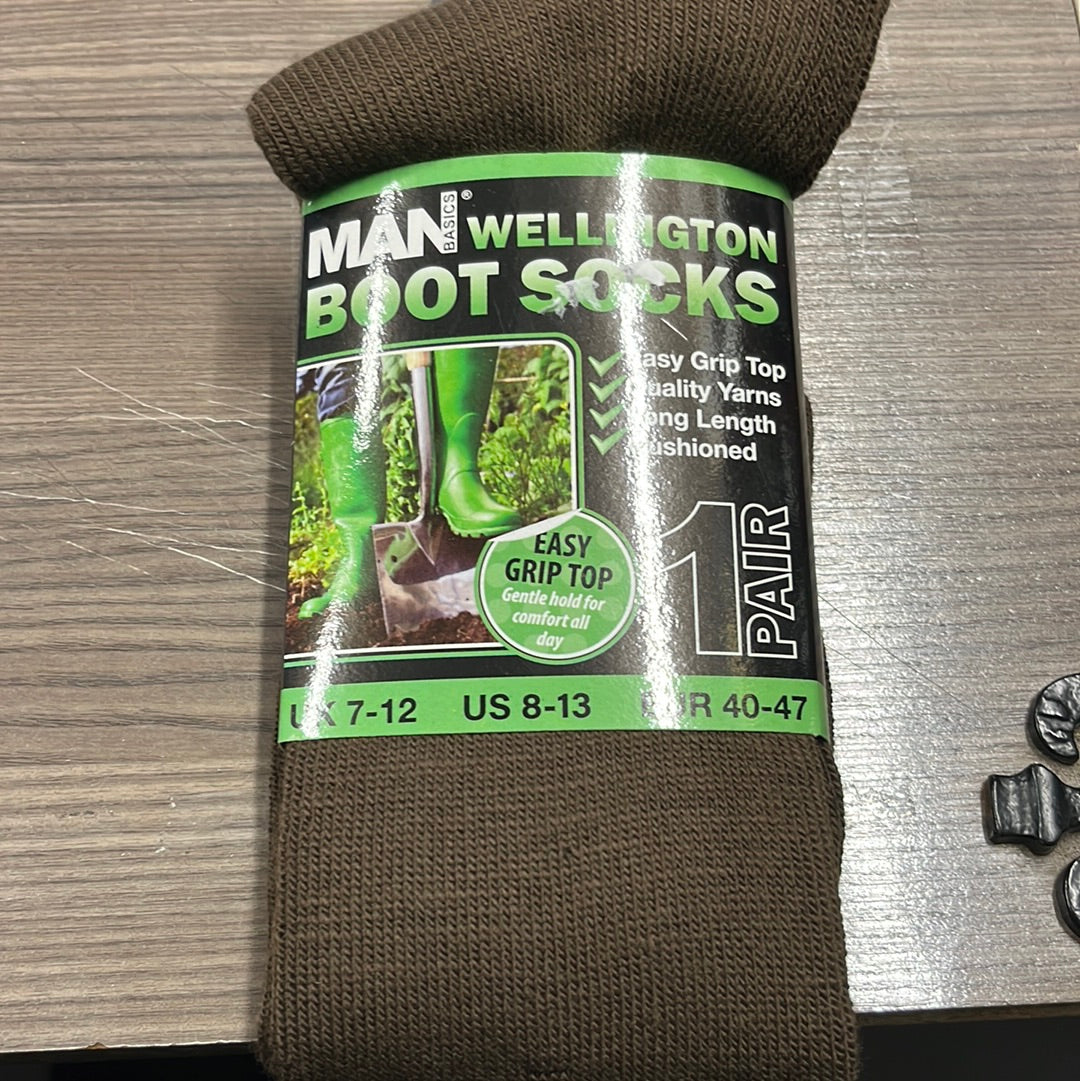 Wellington boot socks