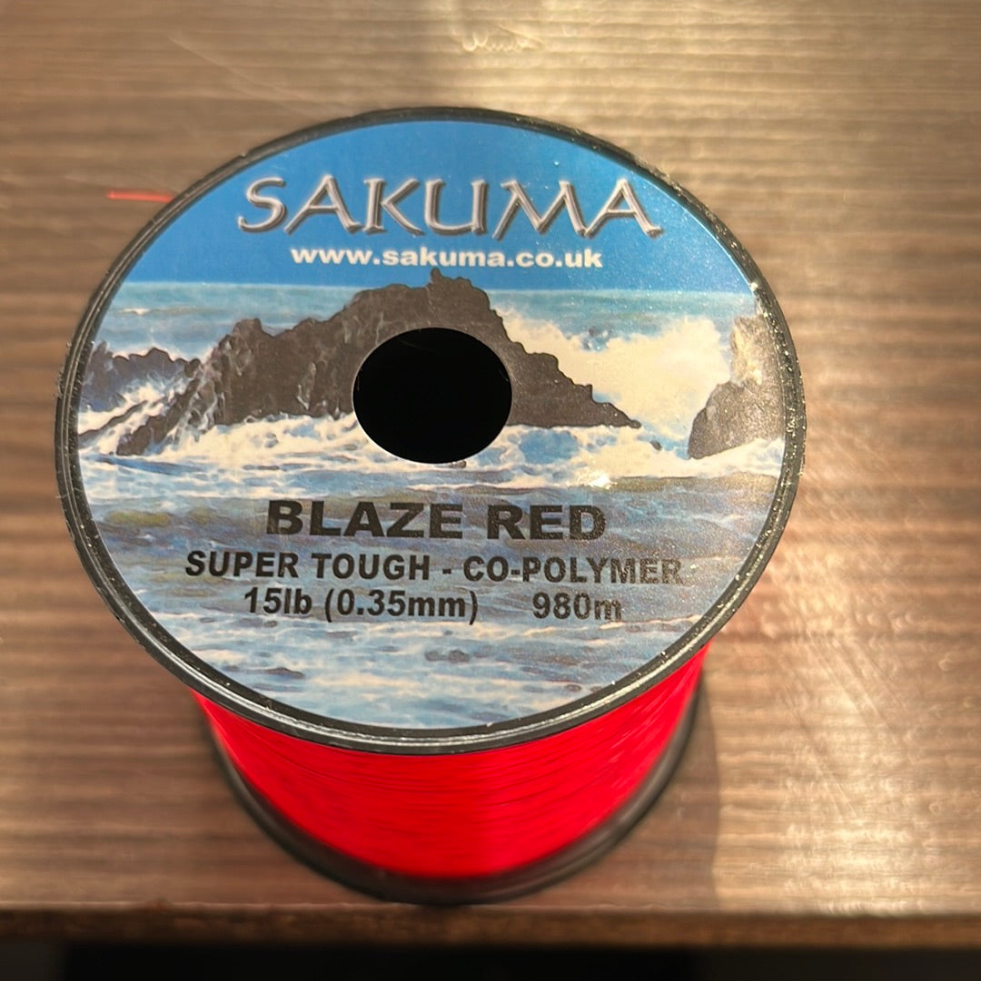 Sakuma Blaze Red Fishing Line